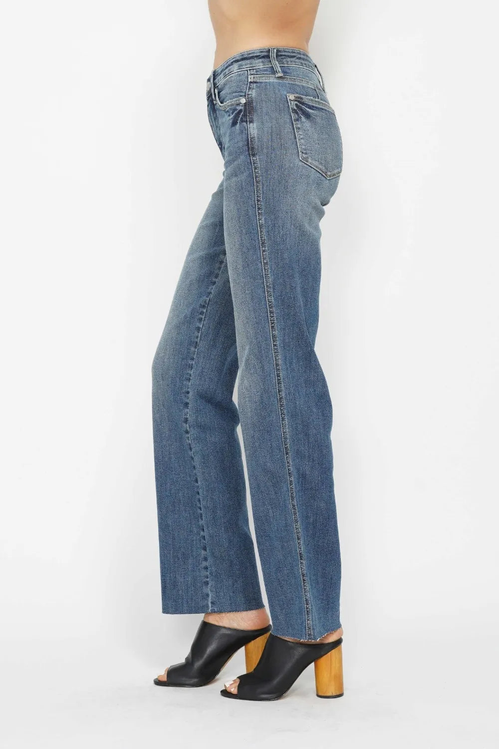 Judy Blue Full Size Tummy Control Straight Jeans - Lilixa.store