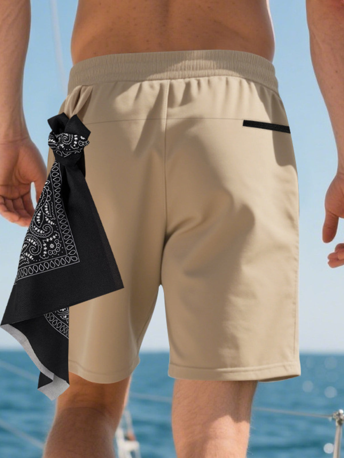 Men's Full Size Drawstring Casual Shorts Plus Size, view 16