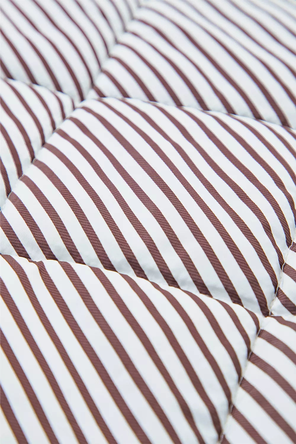 Stripe Quilted Wavy Hem Snap Button Vest - Lilixa.store