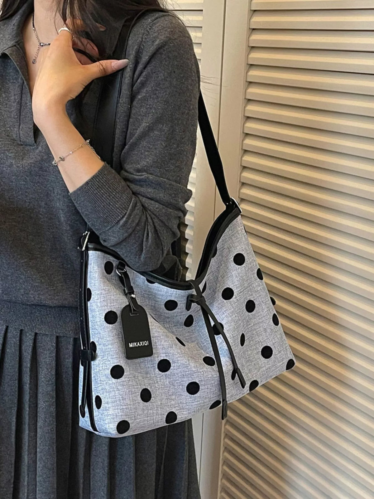 Polka Dot Shoulder Bag - Lilixa.store
