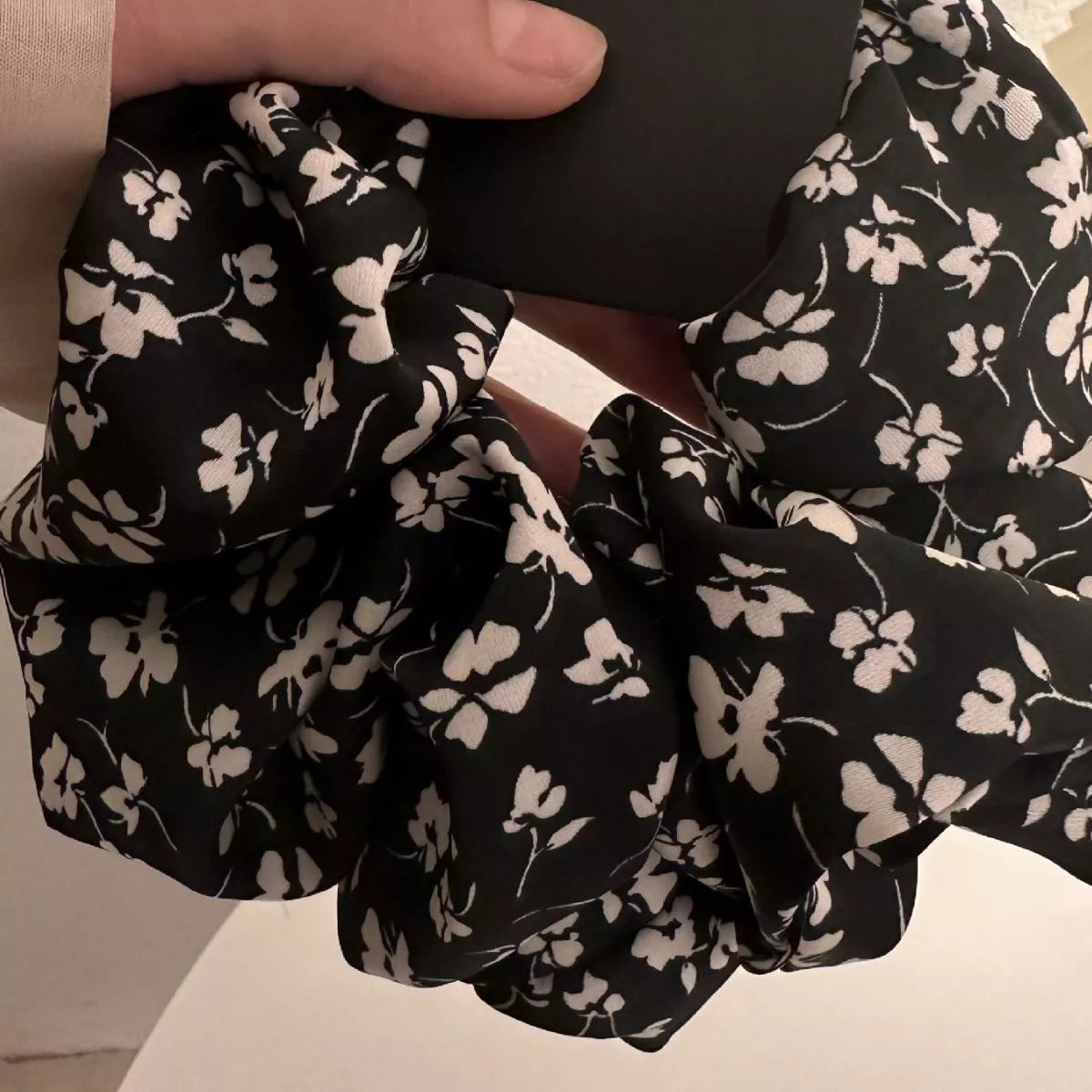 3-Piece Floral Print Hair Scrunchies Set