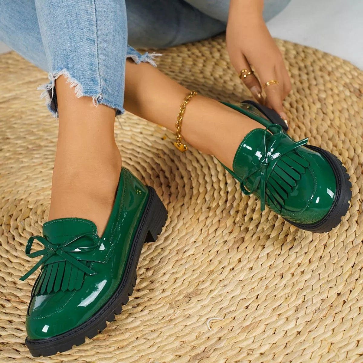 Round Toe Slip-Ons, view 12
