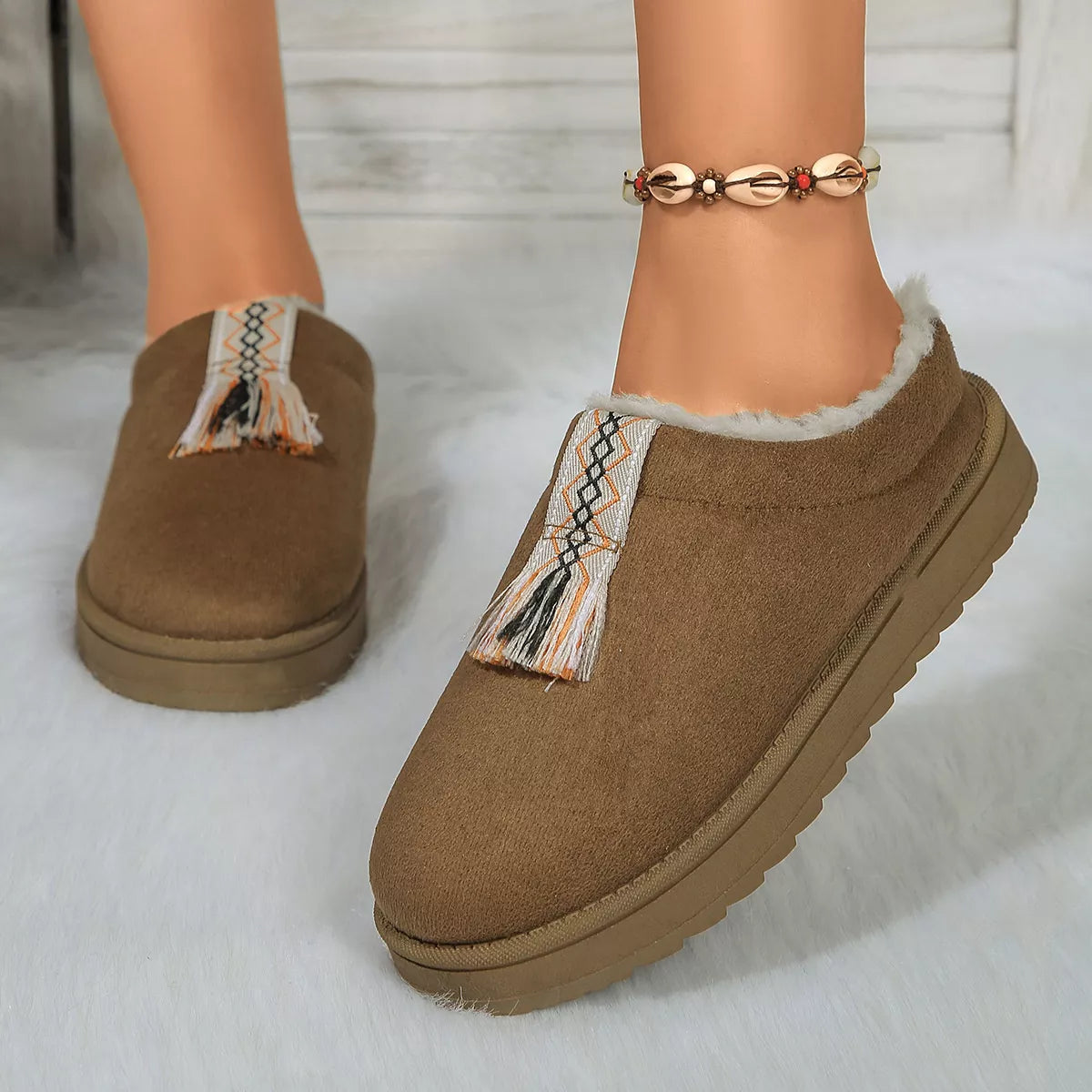 Round Toe Platform Slippers - Lilixa.store
