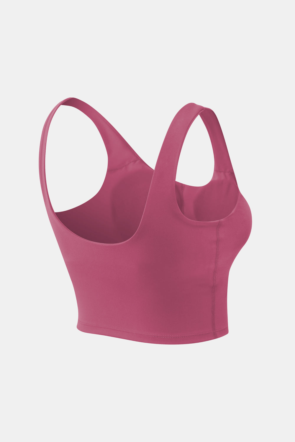 Cropped Scoop Neck Active Tank Top - Lilixa.store