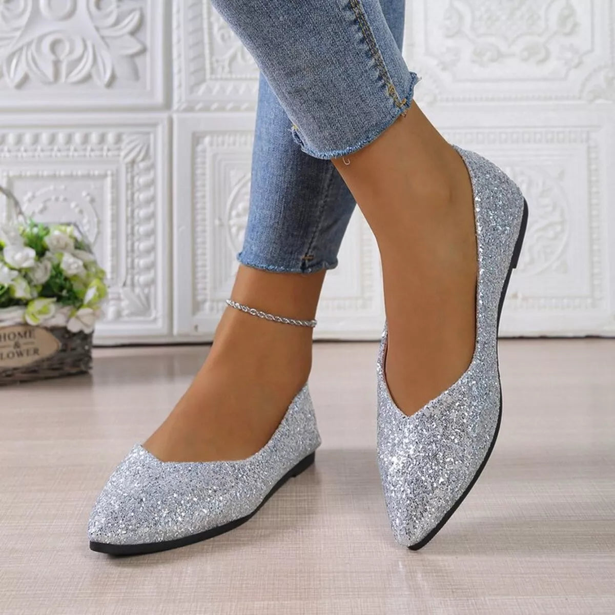 Point Toe Flats Slip-Ons - Lilixa.store