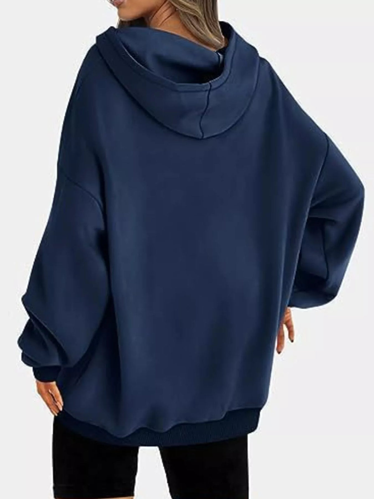 Drop Shoulder Long Sleeve Hoodie, view 19