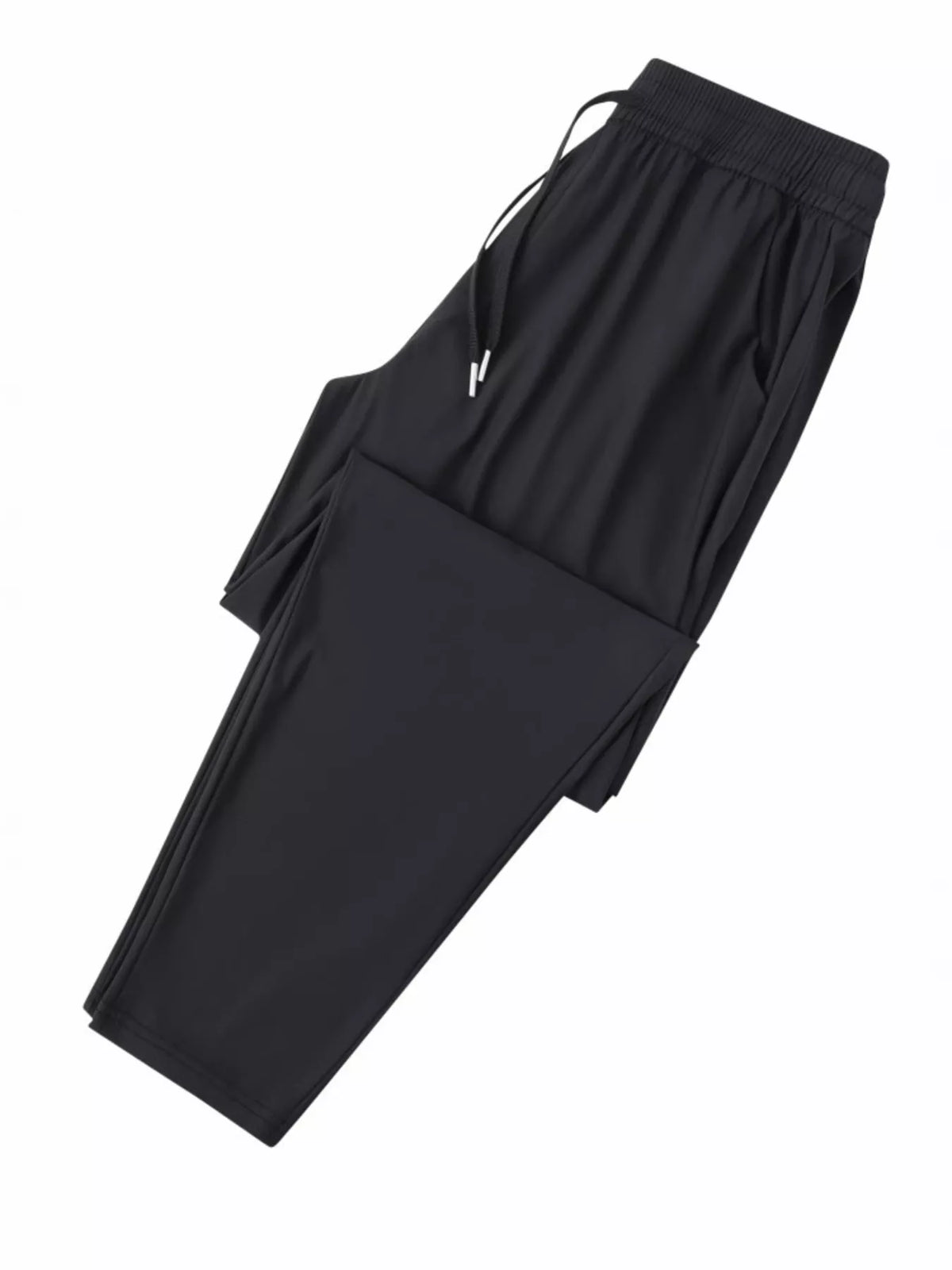 Men's Plus Size Casual Drawstring Wide-Leg Pants, view 4