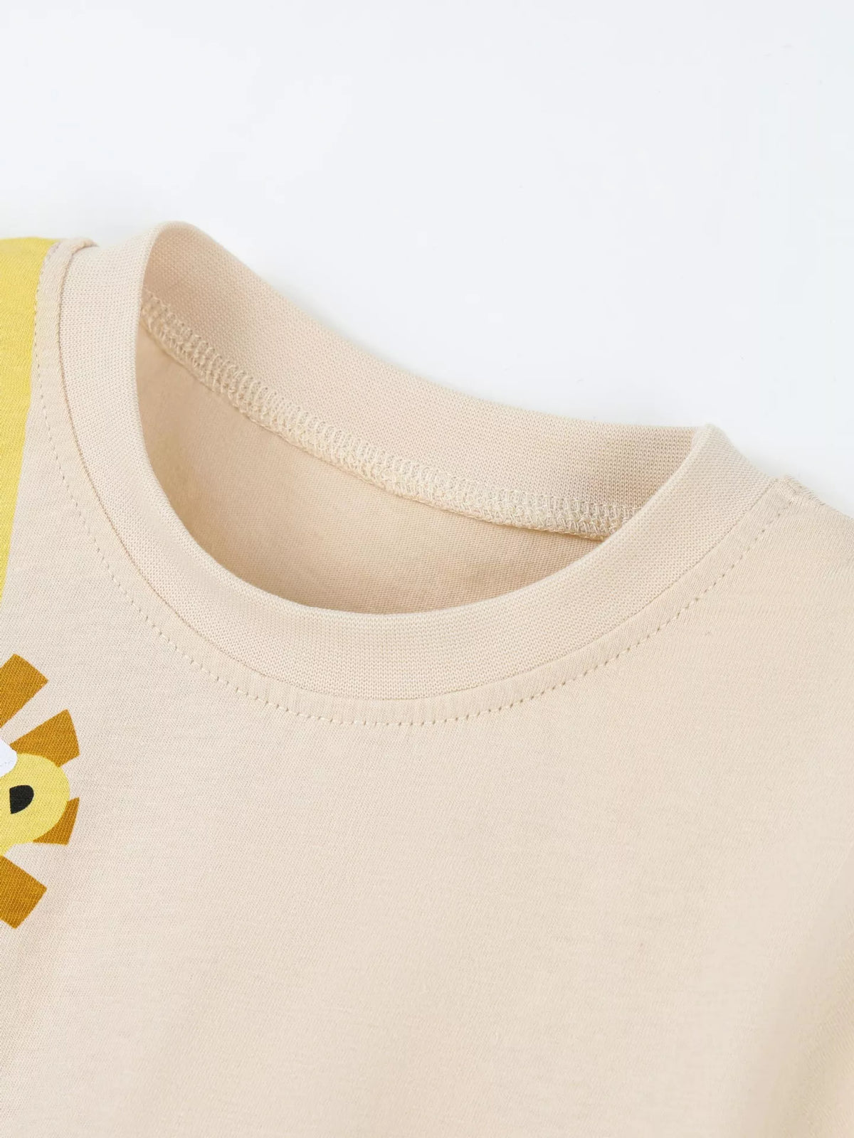 Children's Animal Print Round Neck Tee - Lilixa.store