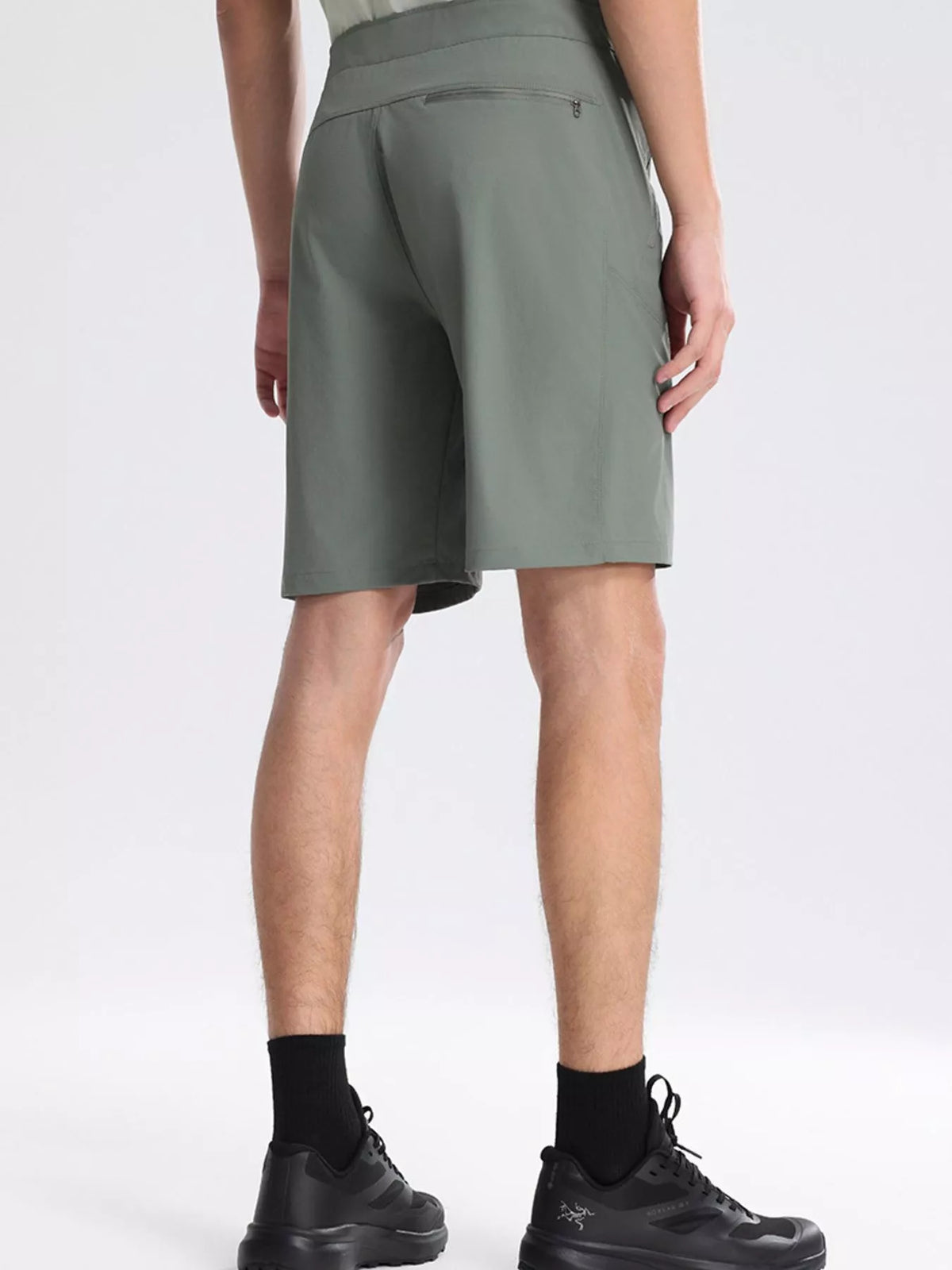 Men's Plus Size Pocketed Lightweight Shorts, view 3