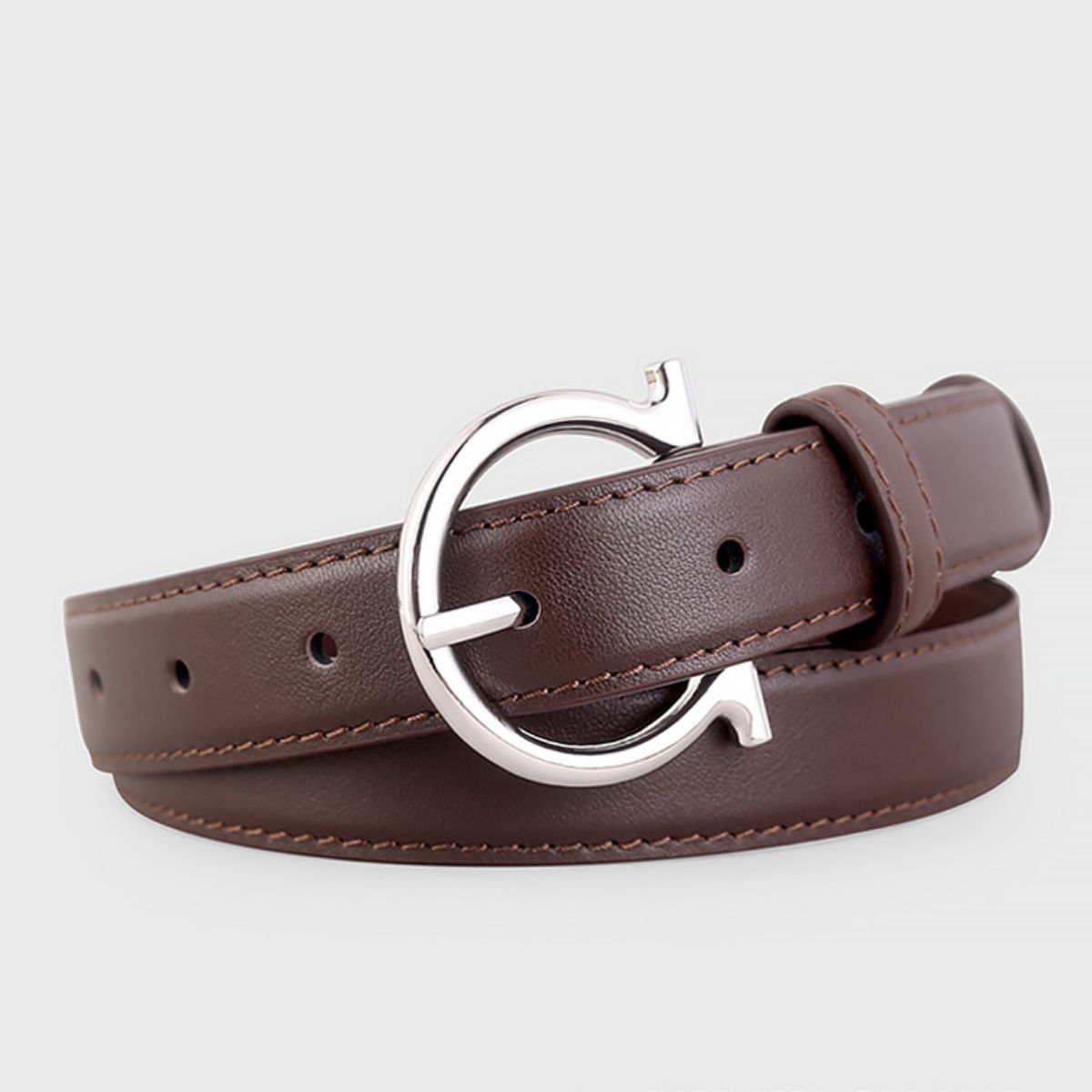 Buckle Leather Belt - Lilixa.store