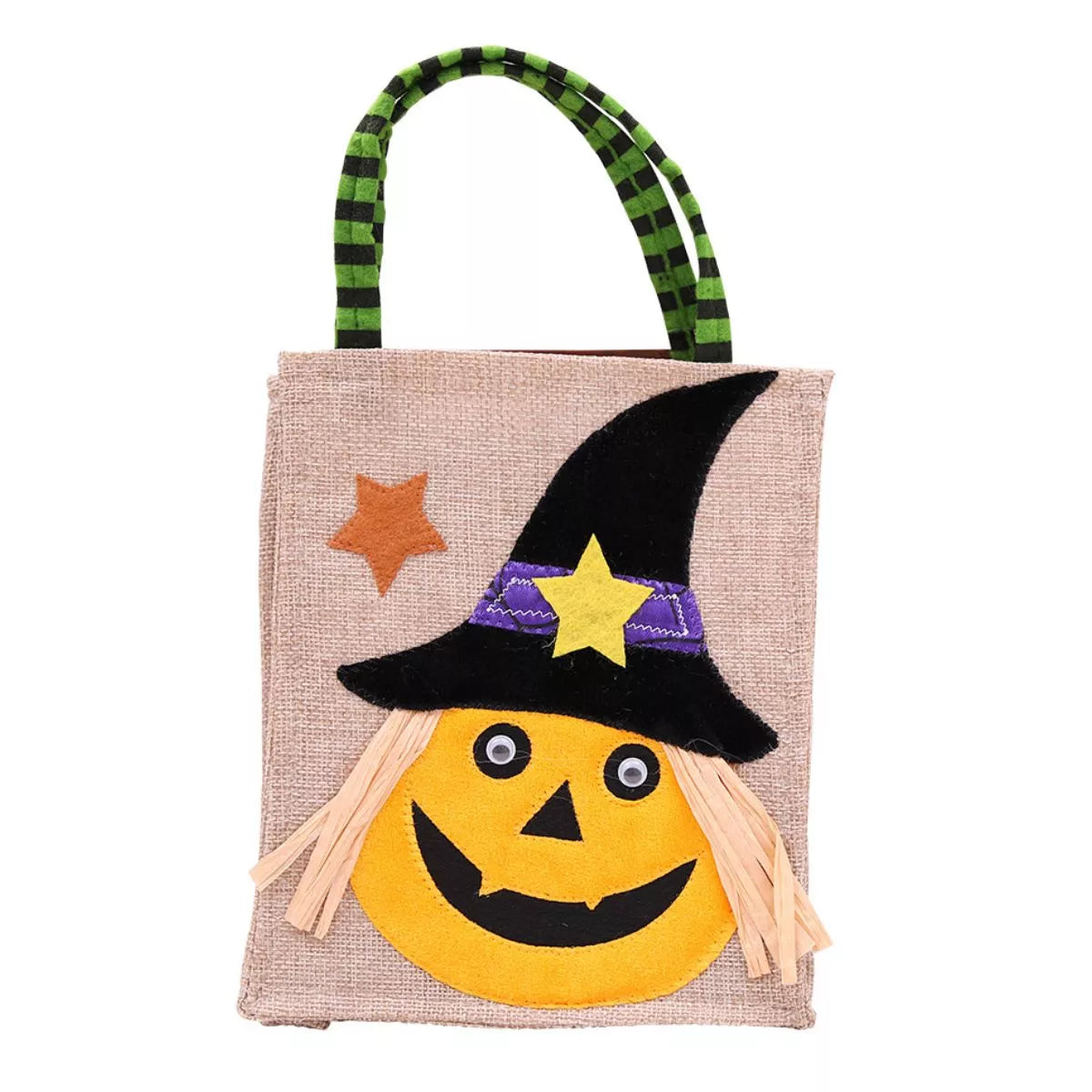 Halloween Decorative Witch Burlap Treat Bag - Lilixa.store
