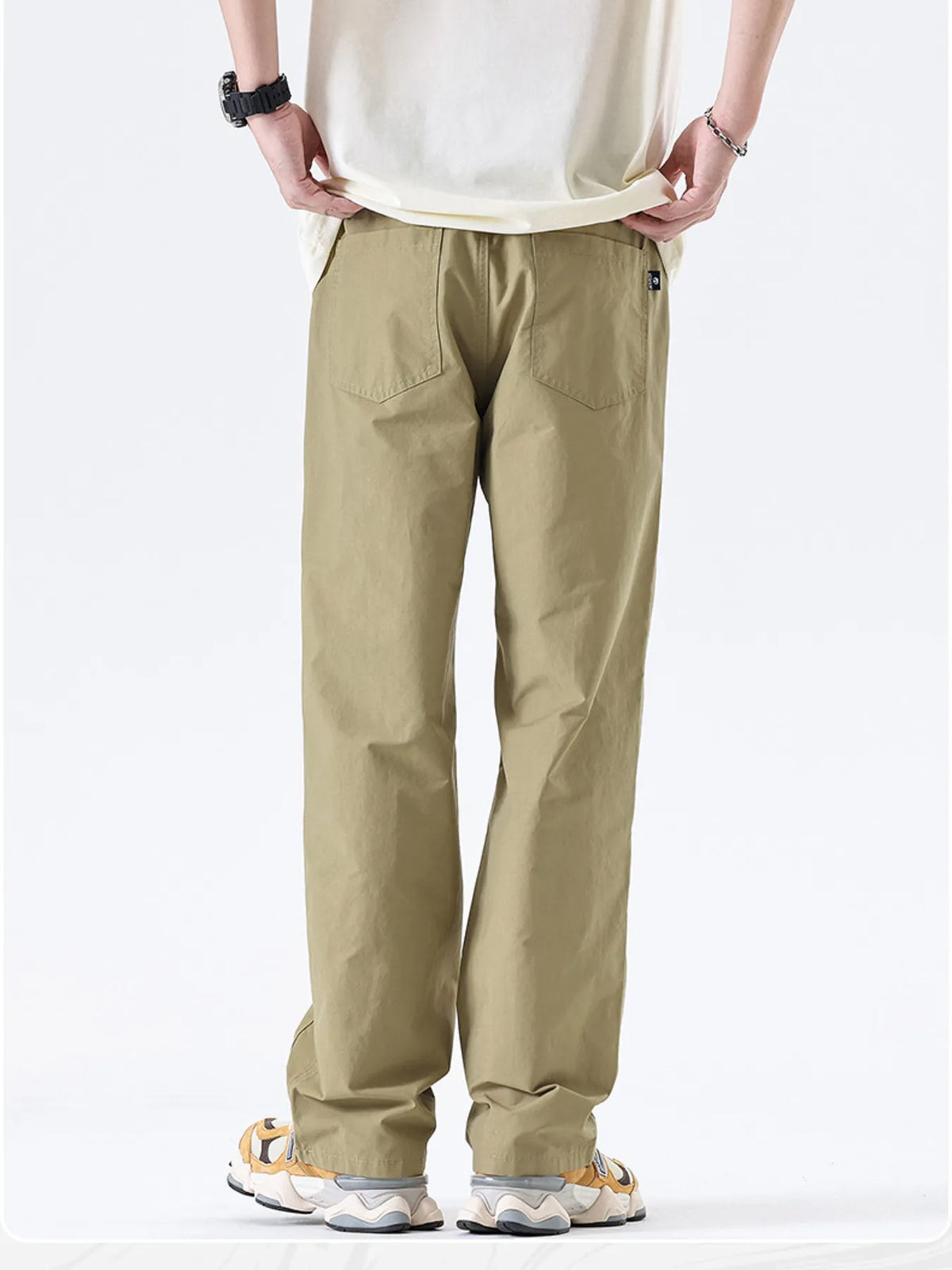 Men's Full Size Wide Leg Pants Plus Size, view 2