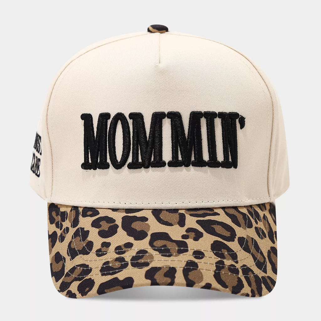 Leopard Embroidered Slogan Baseball Cap - Lilixa.store