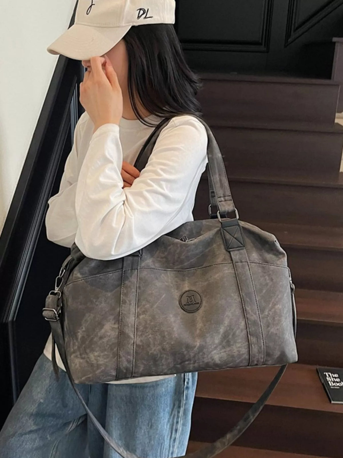 Vintage Washed Duffel Bag - Lilixa.store