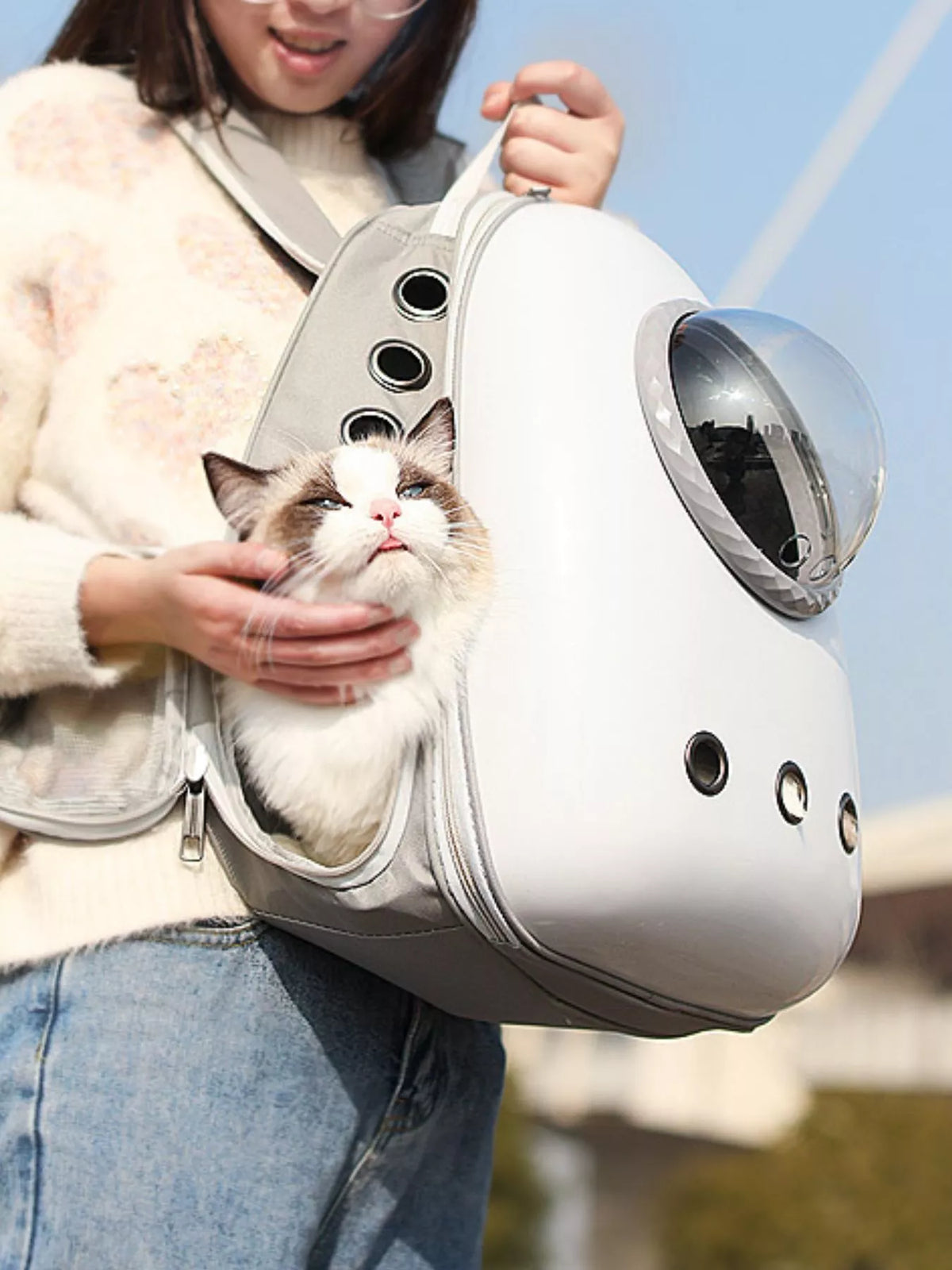 Space Capsule Transparent Pet Carrier Backpack - Lilixa.store