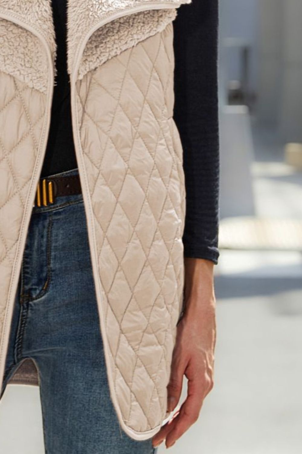Open Front Collared Vest, view 10