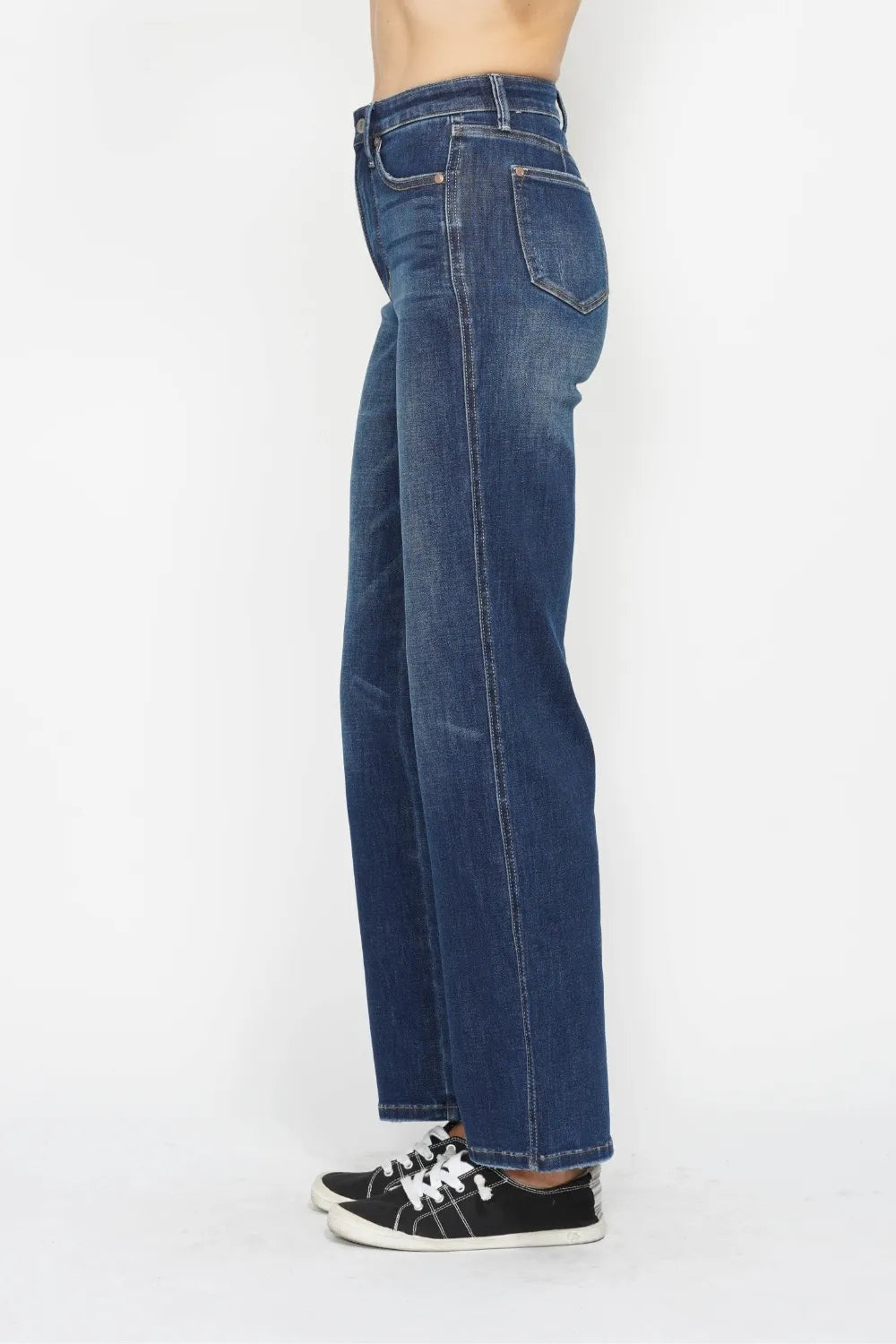 Judy Blue Full Size High Waist Tummy Control Straight Jeans - Lilixa.store