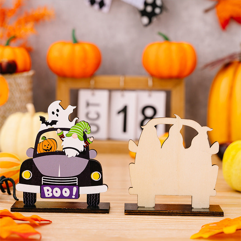 3-Piece Halloween Element Car-Shape Ornaments - Lilixa.store