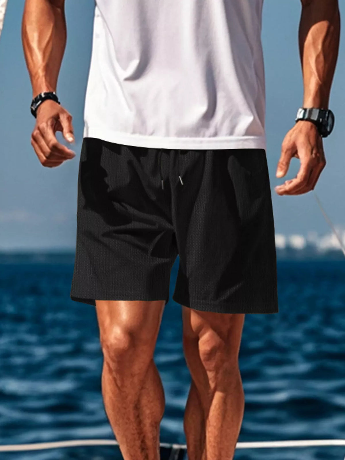 Men's Drawstring Causal Shorts - Lilixa.store
