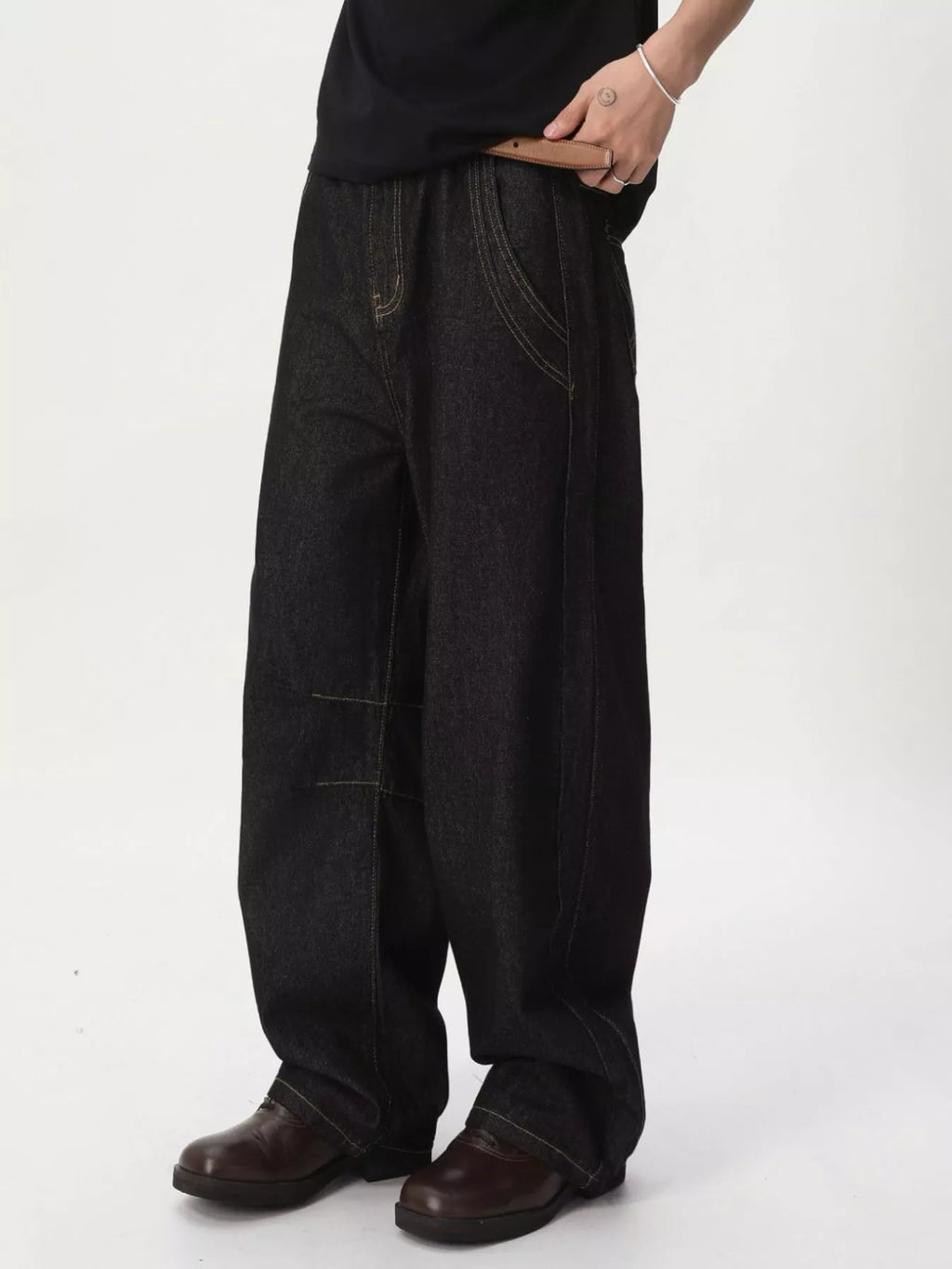 Men's Wide-Leg Jeans - Lilixa.store