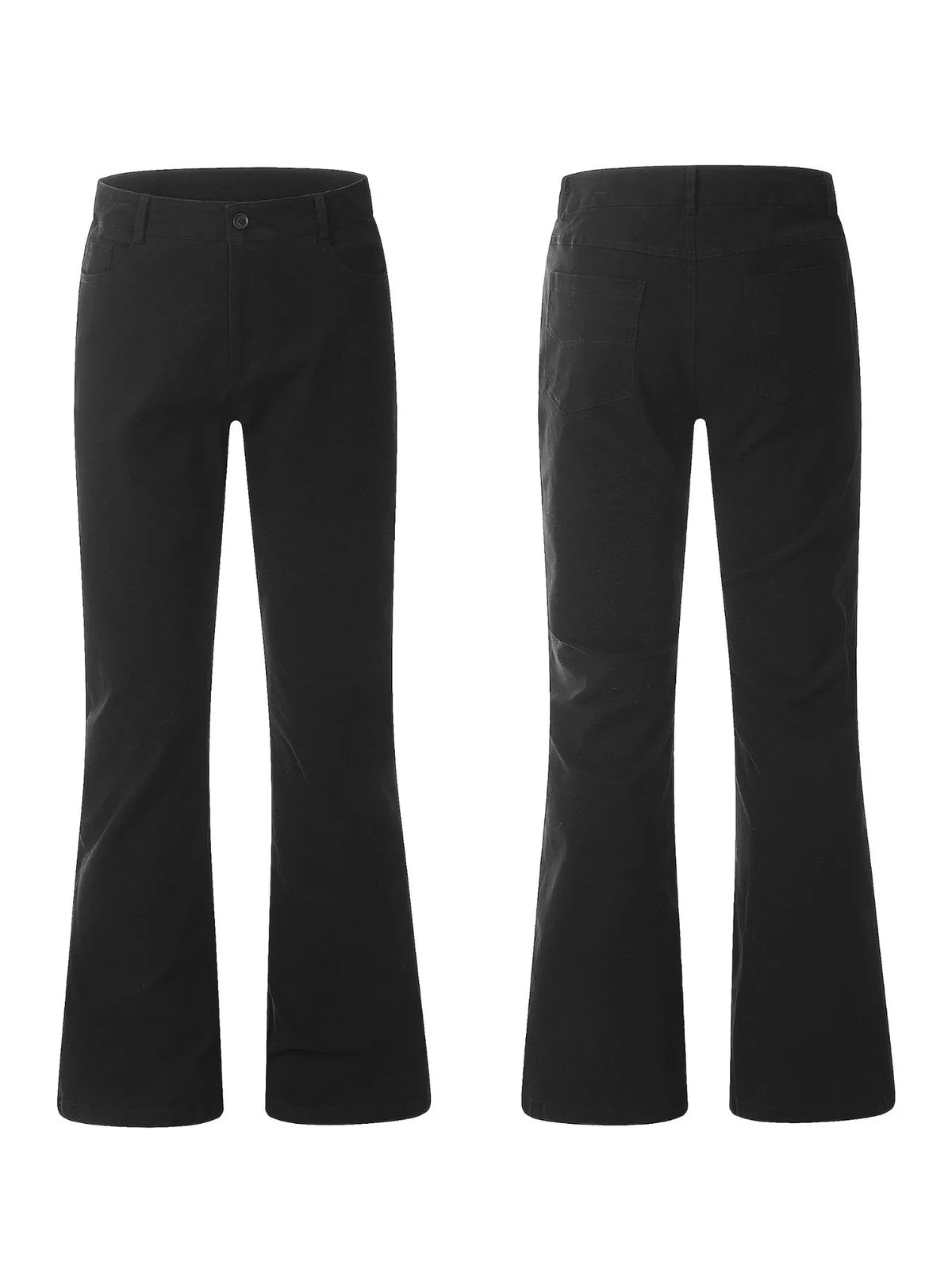 Men's High-Waisted Slim-Fit Flared Pants - Lilixa.store