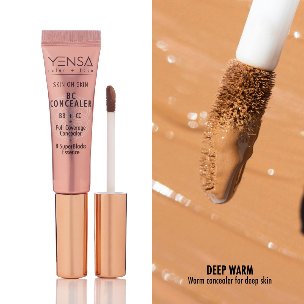 Skin On Skin بي بي + سي سي سيروم خافي عيوب بتغطية كاملة مع حمض الهيالورونيك