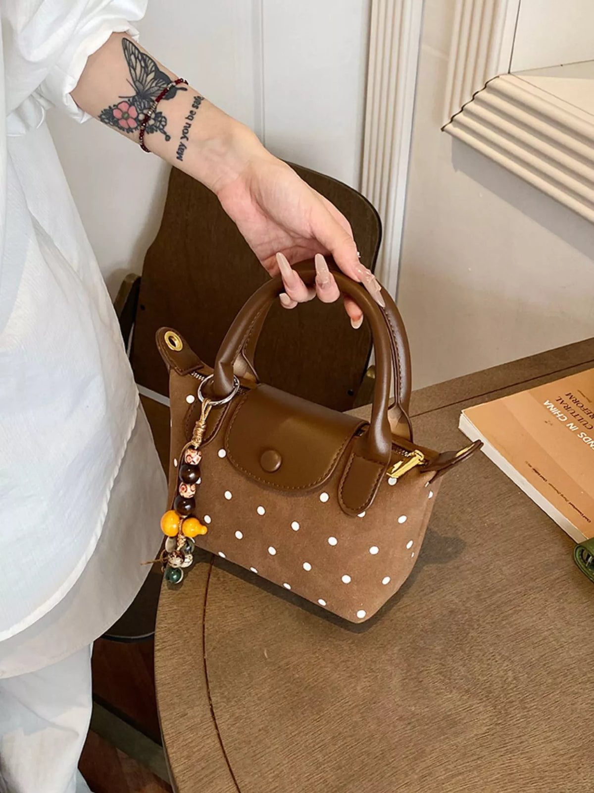Polka Dot Crossbody Bag