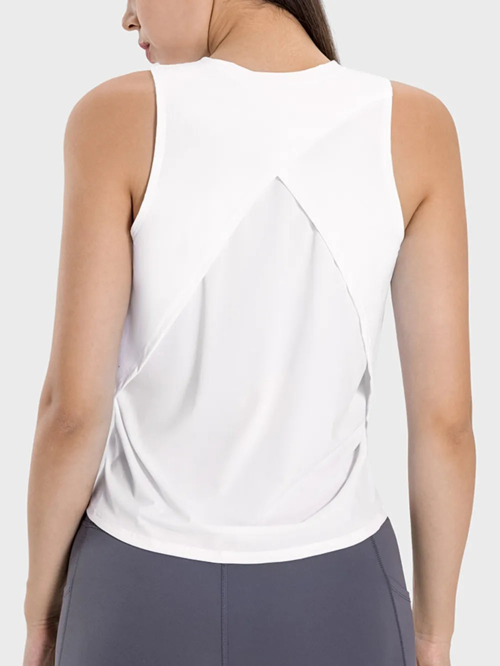 Millennia Round Neck Active Tank - Lilixa.store