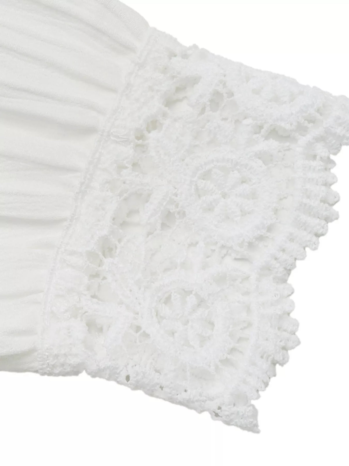 Lace Detail Long Sleeve Shirt - Lilixa.store