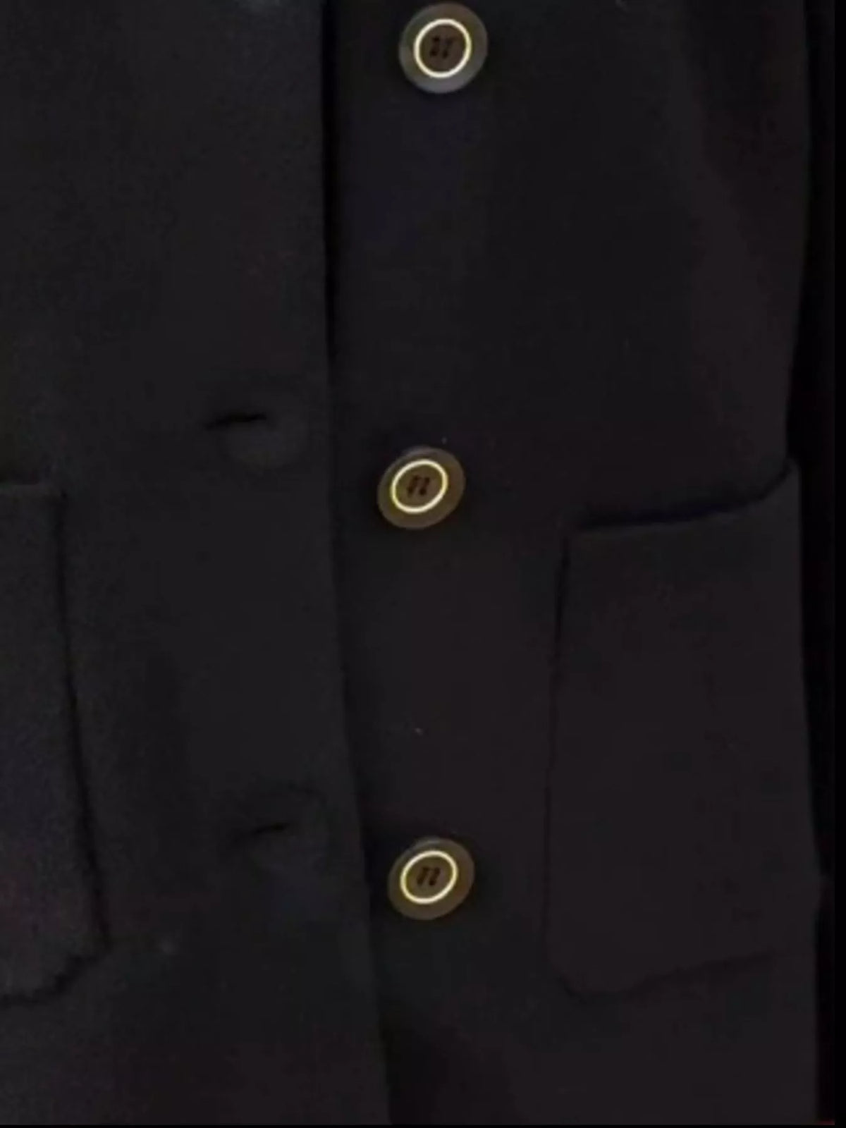 Full Size Button-Front Raglan Sleeve Coat Plus Size, view 6