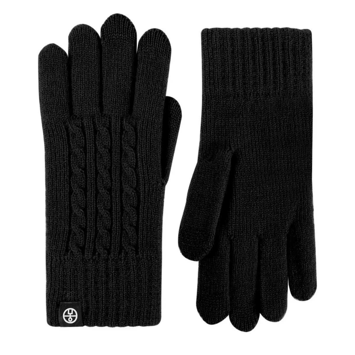 Cable Knit Touchscreen Gloves - Lilixa.store