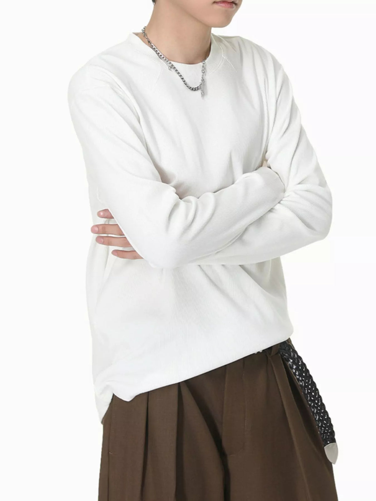 Men's Long-Sleeve Crew Neck T-Shirt - Lilixa.store