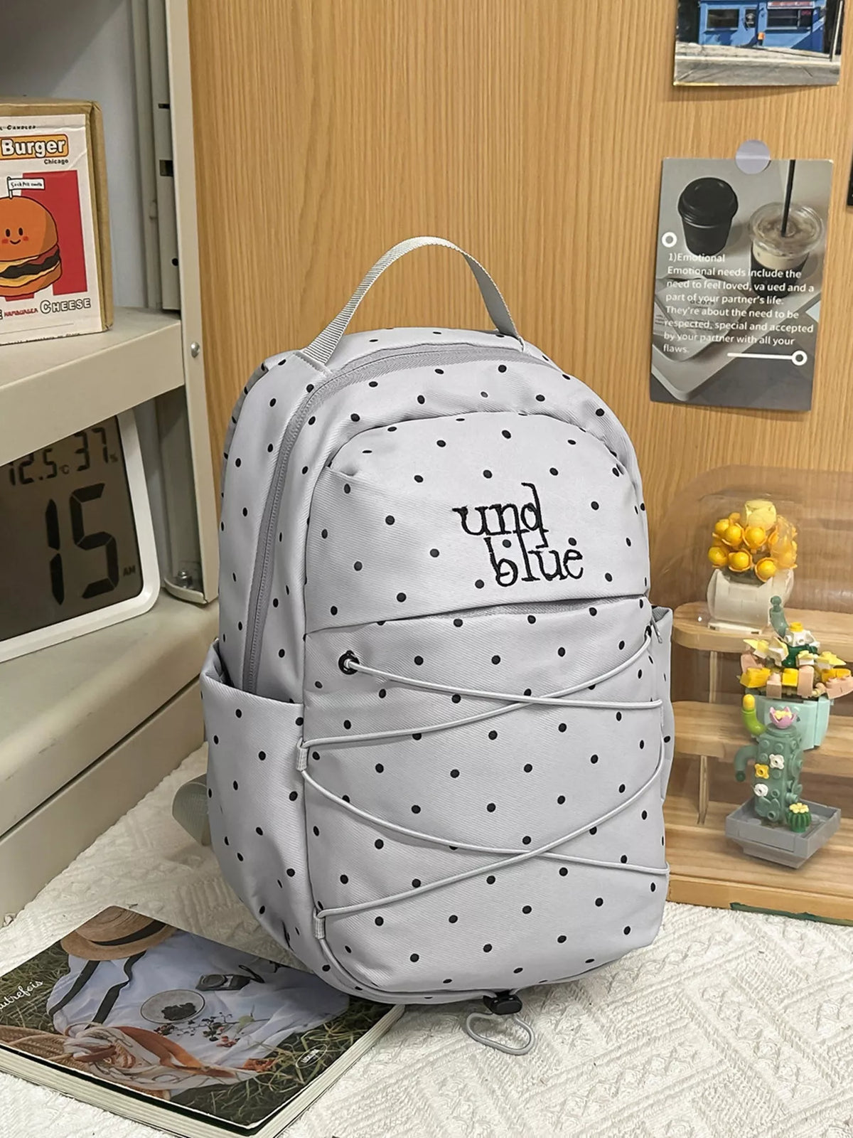 Polka Dot Lightweight Backpack Bag - Lilixa.store