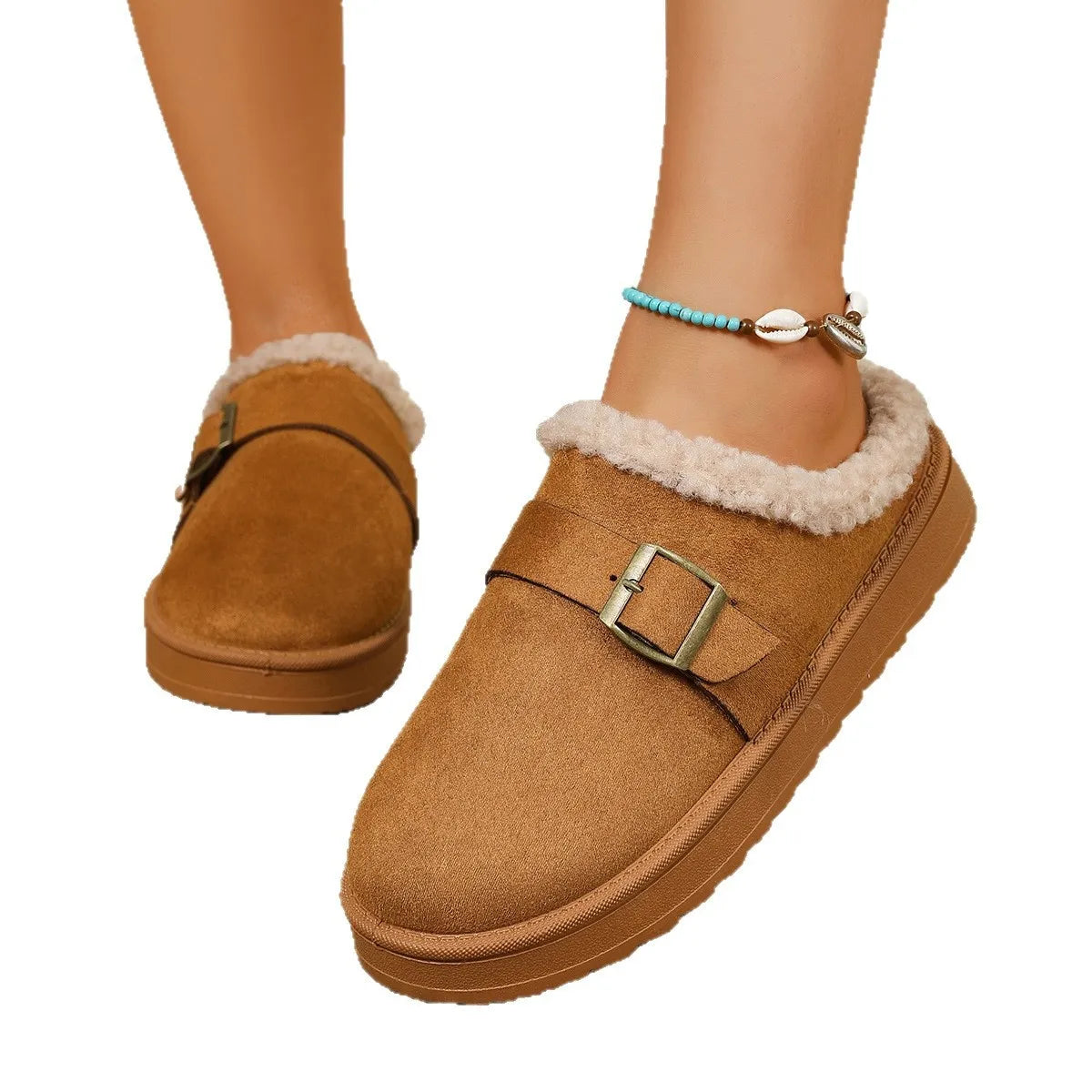Round Toe Platform Slippers - Lilixa.store