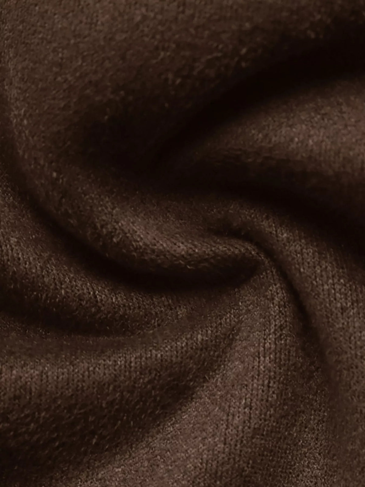 Button-Front Long Sleeve Blazer Dress in Coffee Brown, view 9