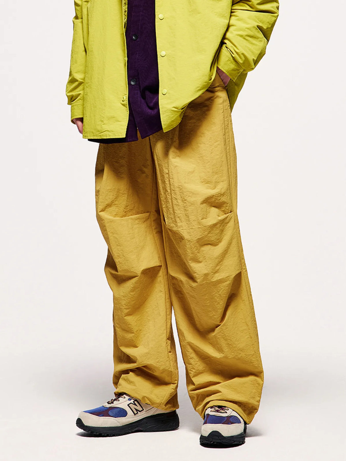 Men's Relaxed Fit Lightweight Cargo Pants in Ginger Yellow