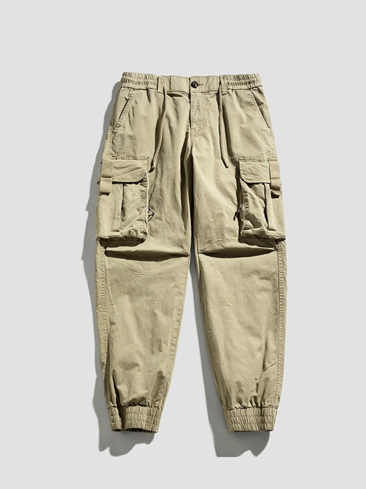 Men's Cargo Pants with Multiple Pockets in Khaki