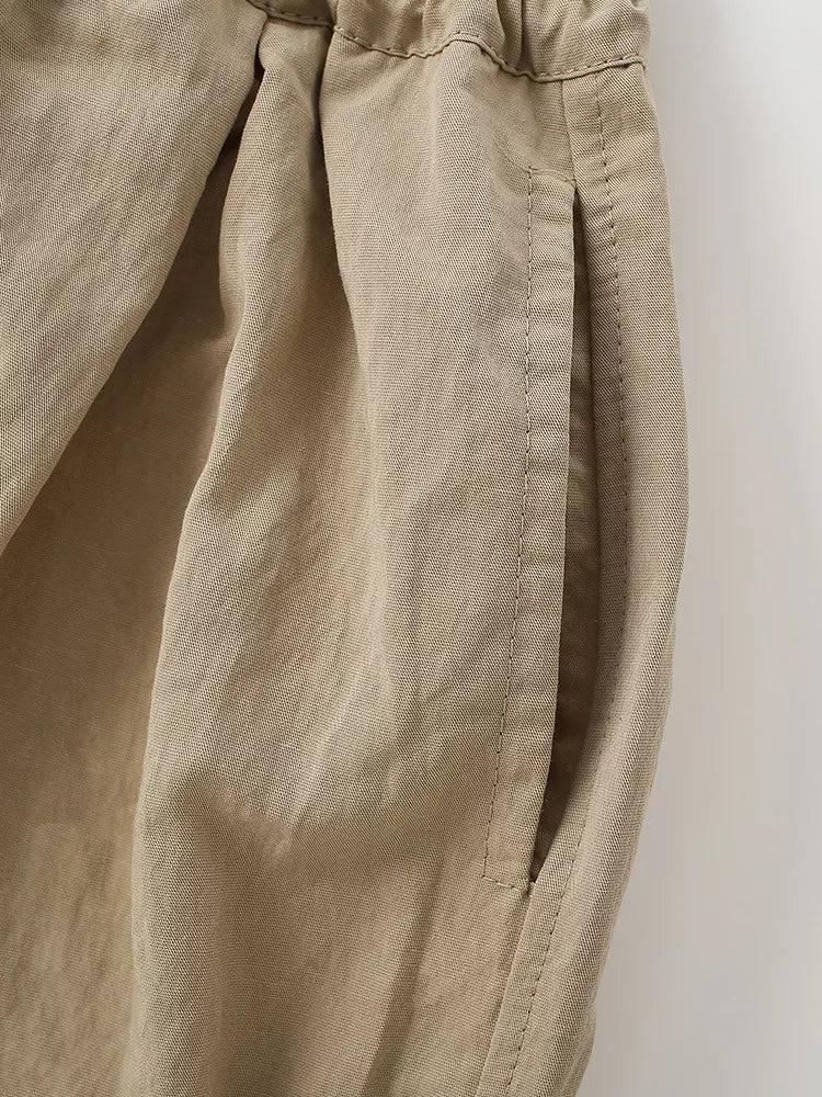 Children's Casual Elastic Waist Capris - Lilixa.store