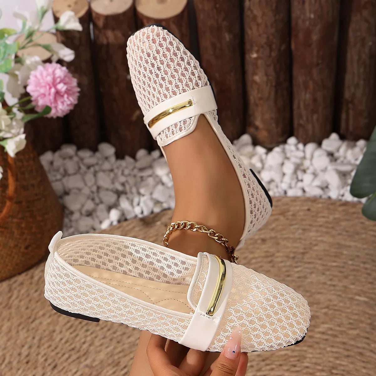 Square Toe Slip-Ons - Lilixa.store