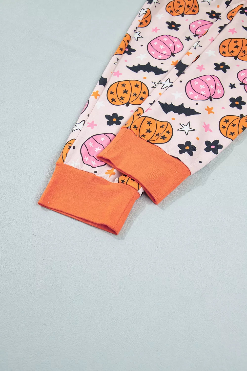 Halloween Pumpkin Print Long Sleeve Home Wear Lounge Set - Lilixa.store