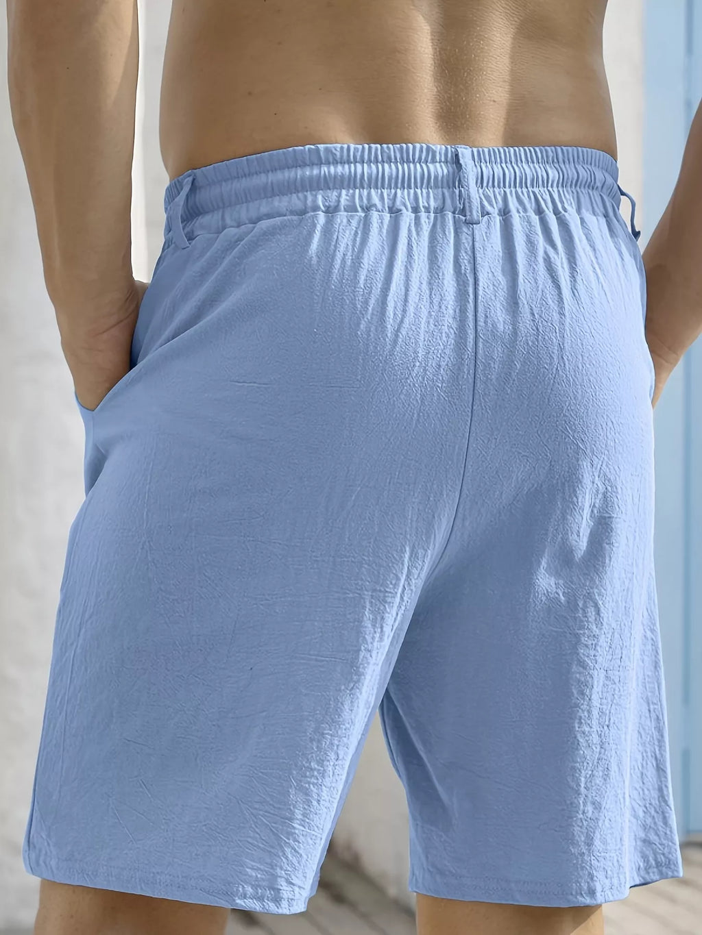 Men' Full Size Lightweight Drawstring Shorts Plus Size - Lilixa.store