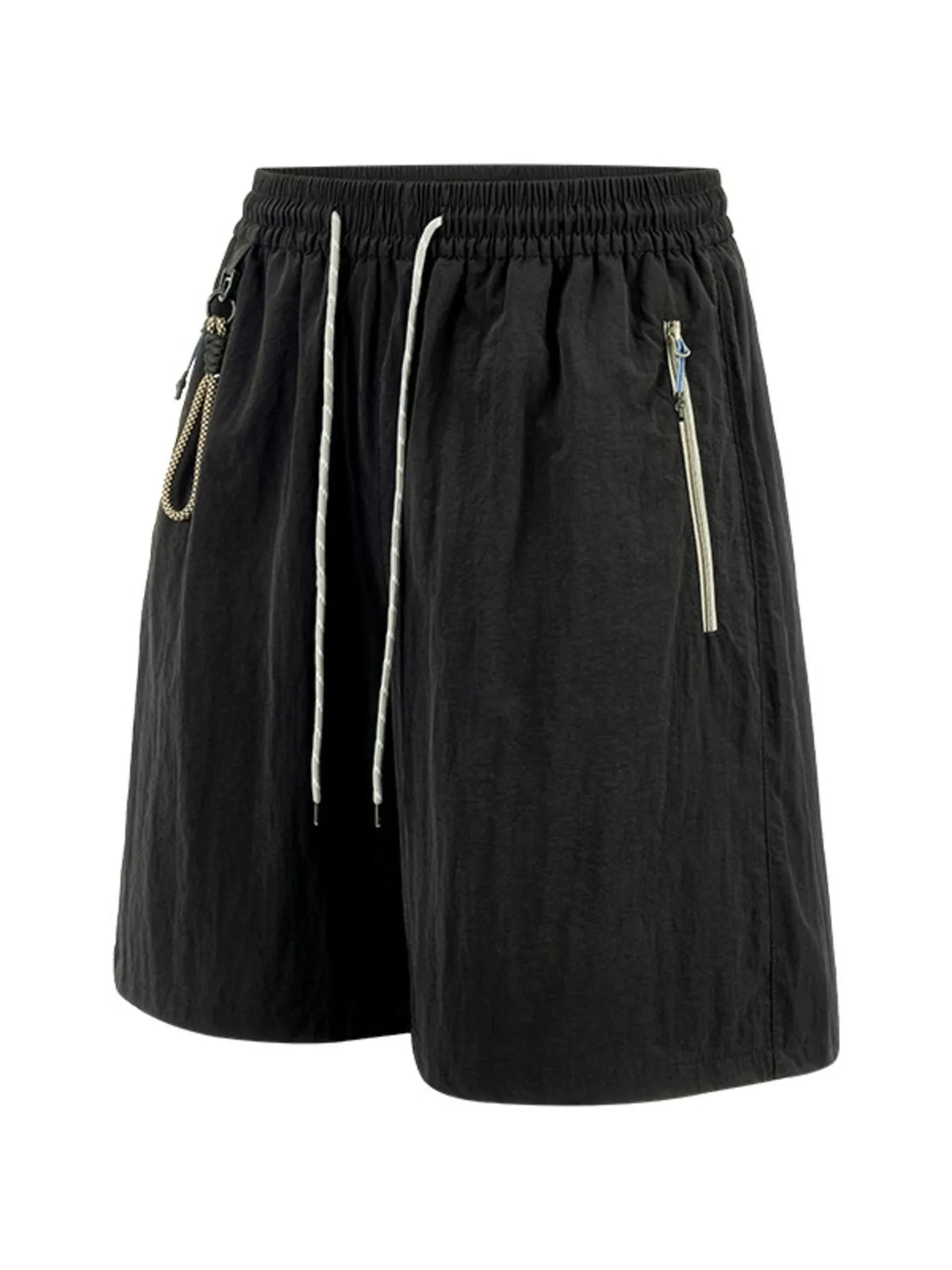 Men's Lightweight Drawstring Shorts with Zipper Pockets, view 6