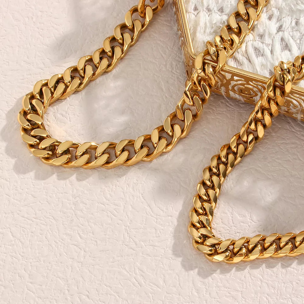 18K Gold-Plated Chain Necklace
