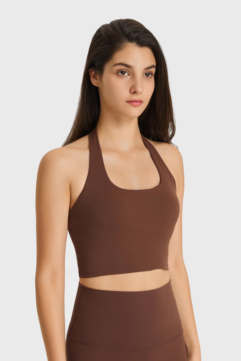 Millennia Breathable Halter Neck Sports Bra - Lilixa.store