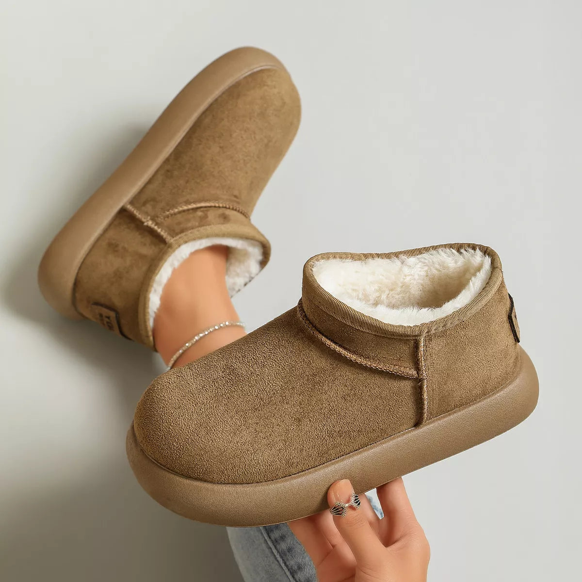 Round Toe Platform Boots
