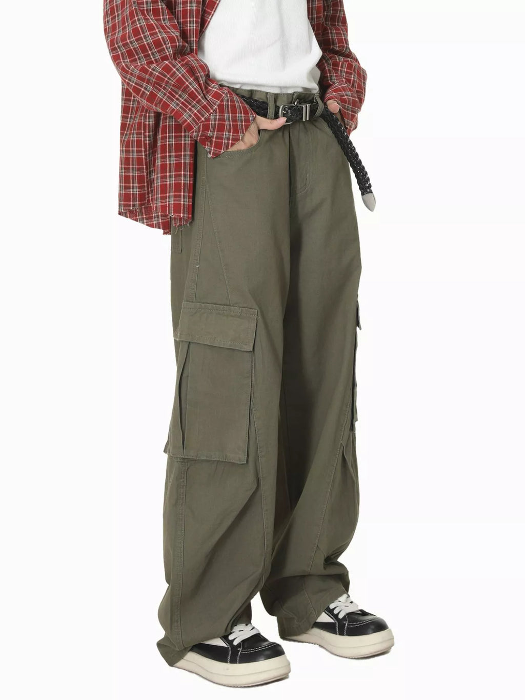 Men's Loose-Fit Cargo Jeans - Lilixa.store