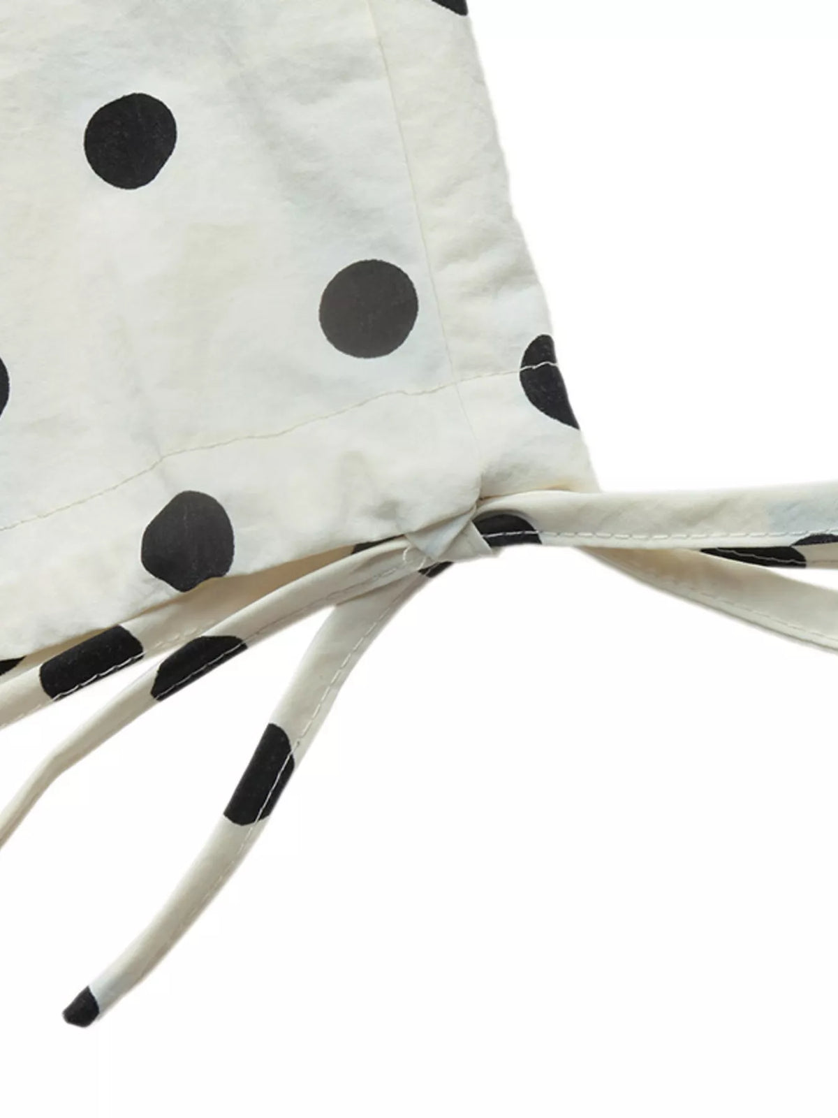 Polka Dot Stand-Collar Casual Jacket