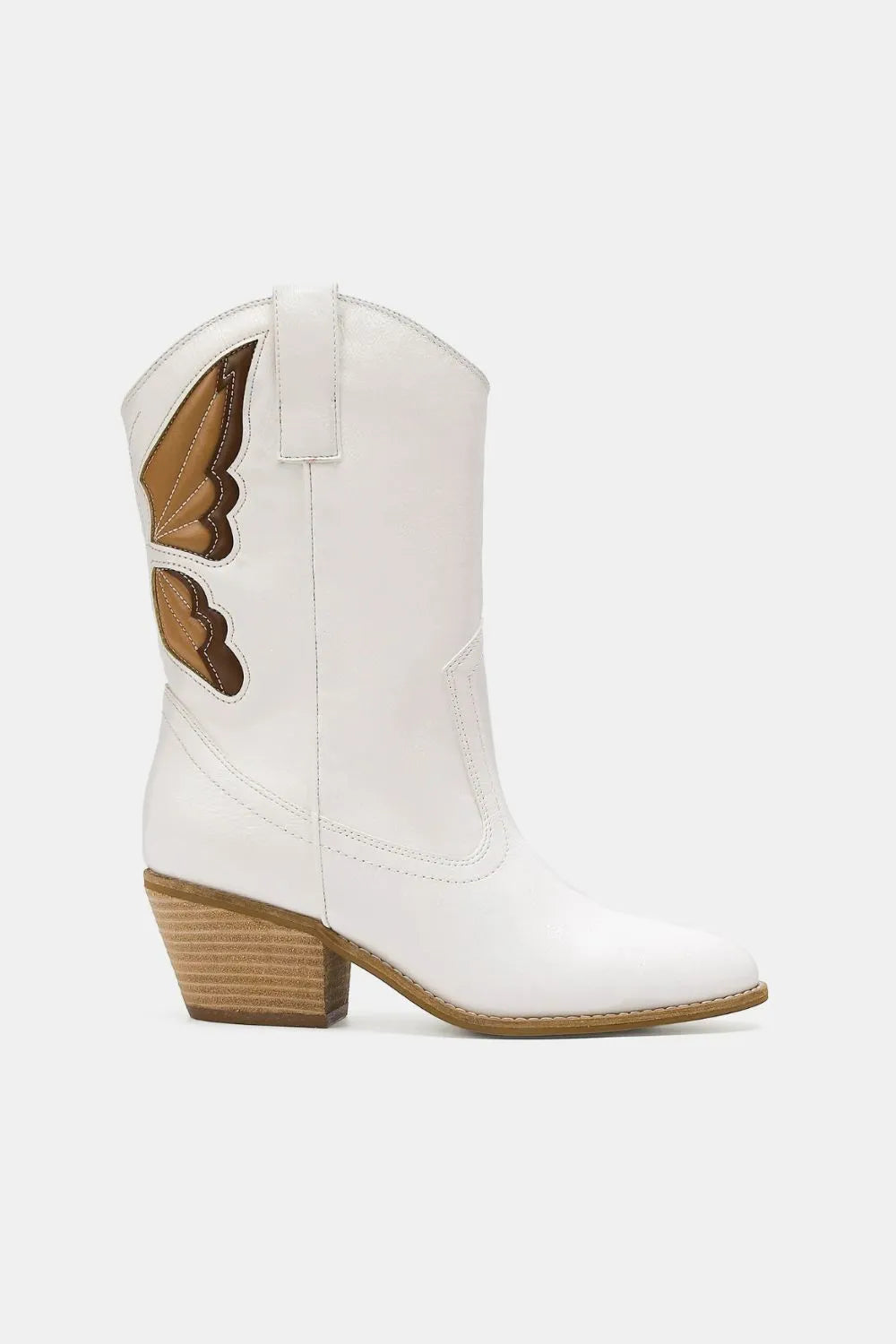 Beast Fashion Butterfly Cut Detail Point Toe Boots - Lilixa.store