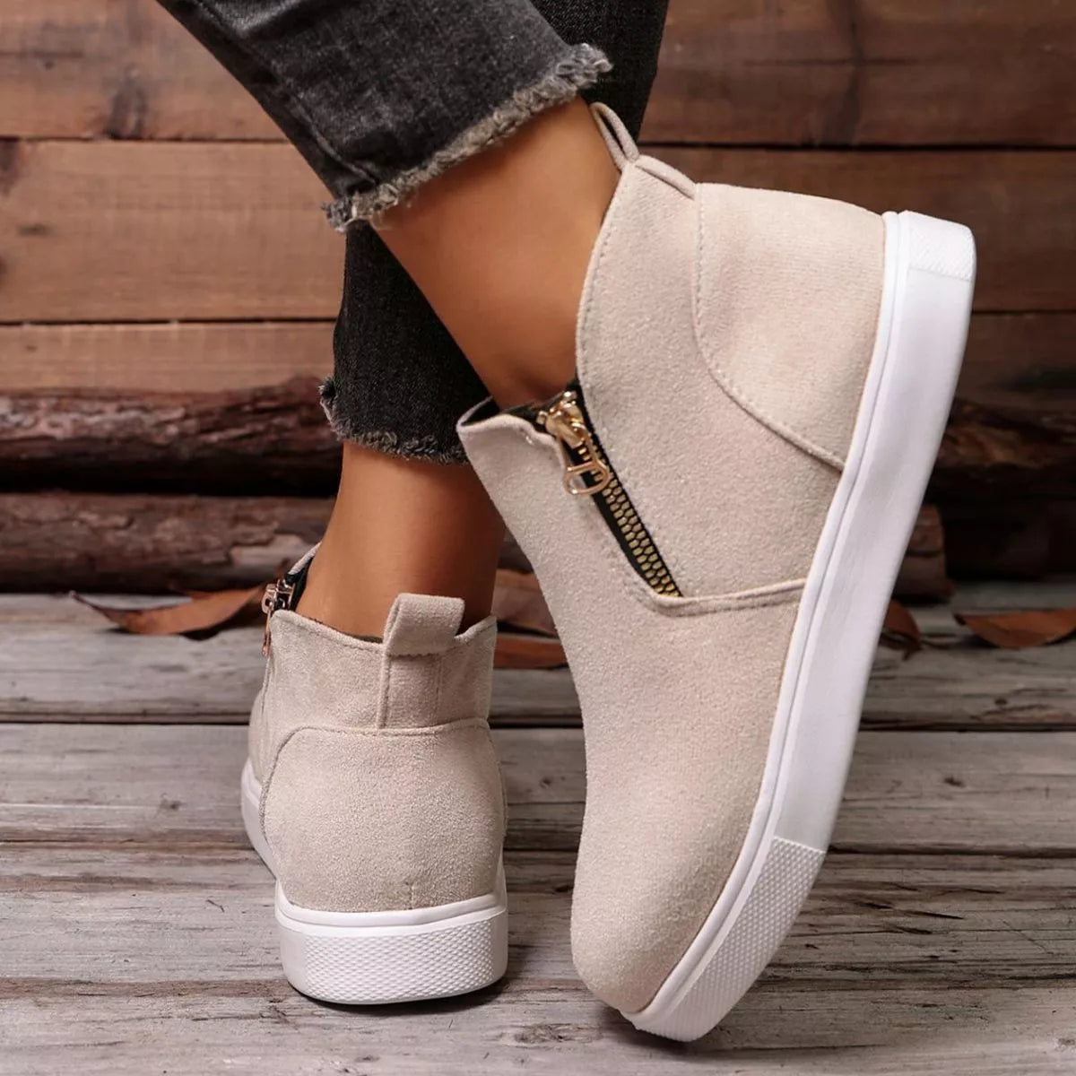 Round Toe Flats Loafers - Lilixa.store
