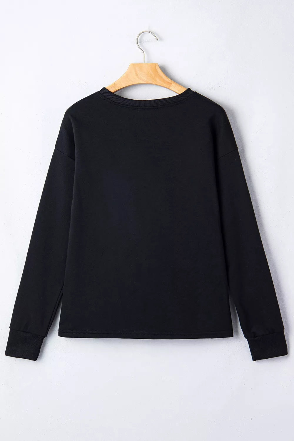 Rhinestone Pumpkin Long Sleeve Sweatshirt - Lilixa.store